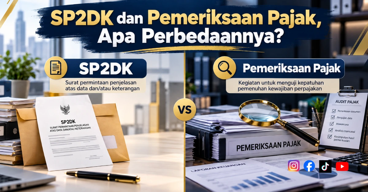 Perbedaan SP2DK dan pemeriksaan pajak